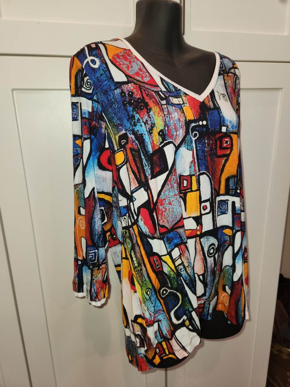 🍉Dolcezza Abstract Print Top -